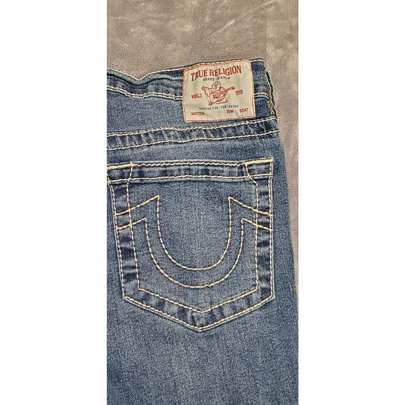 True Religion Sz 30 Blue Halle High Rise Super Skinny Jeans Denim City C28-33 - Picture 10 of 11